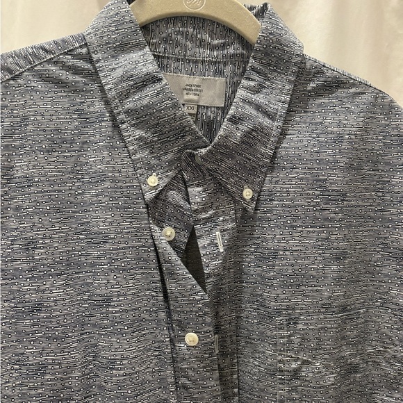 Jack Spade Men’s Circular Tile Print Short Sleeve Button Down (Size XXL) - Picture 3 of 4